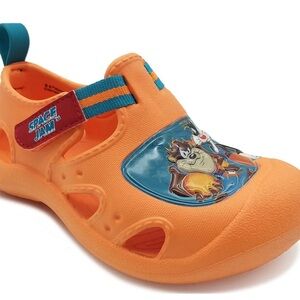"Space Jam Toddler Boys EVA Sandal, Size: 7/8, Orange